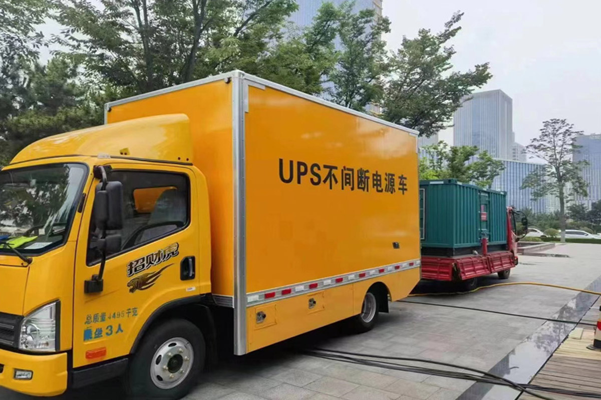 桑珠孜发电机租赁施工现场